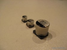 10pc SMT Electrolytic Capacitors 1uF, 50V, Case A, High Temperature. UK Seller.