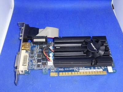 GIGABYTE GeFORCE GT 520 1GB DDR3 PCI-e 3.0 x16 GRAFIKKARTE VGA DVI HDMI #GK8703 - Bild 1 von 3