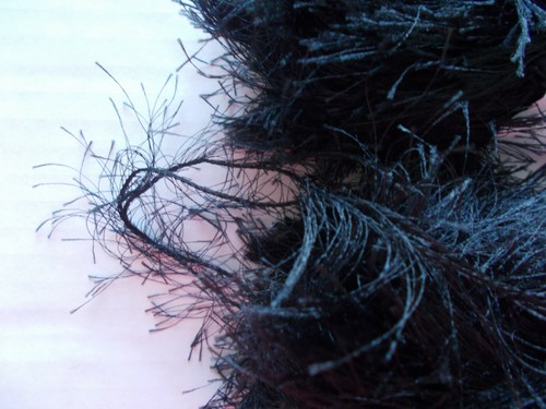 Gala Flok Wimperngarn, schwarz, Menge 2, (je 77 Yards) - Bild 2 von 2