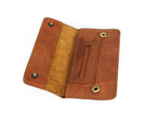 Tobacco Pouch Full Grain Buffalo Hide High Quality Vintage Leather Sydney - Picture 2 of 4