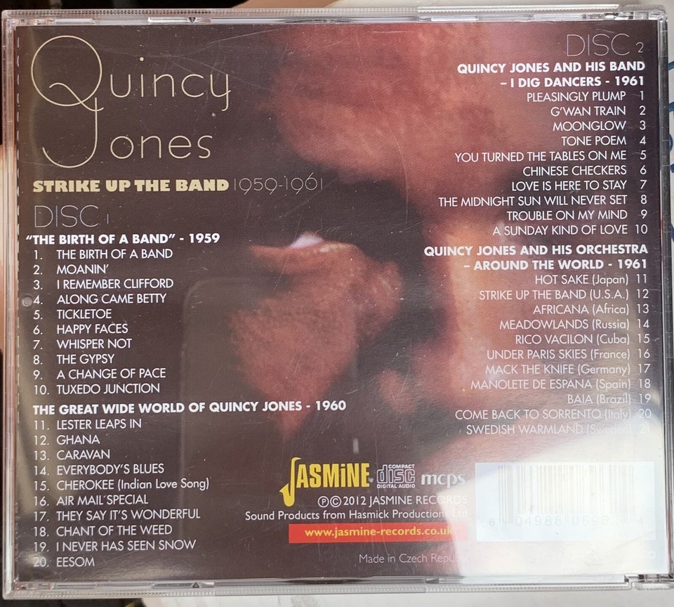 Quincy Jones Strike Up The Band CD eBay