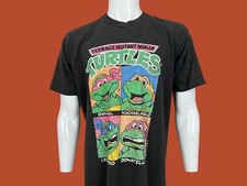Vintage Teenage Mutant Ninja Turtles TMNT Fruit of the Loom 1990 T Shirt Size L