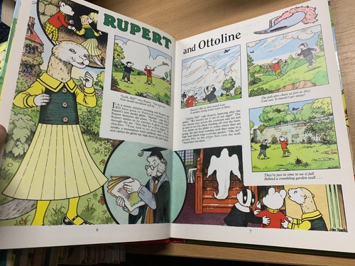 1993 "1994 RUPERT BEAR ANNUAL" #58 UK LARGEVINTAGE HARDBACK BOOK (P4) - Picture 6 of 12
