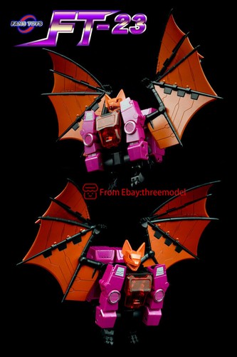 Nueva figura de acción Fanstoys FT23 ft-23 DRACULA Headmasters Bat Demon en stock - Imagen 10 de 11