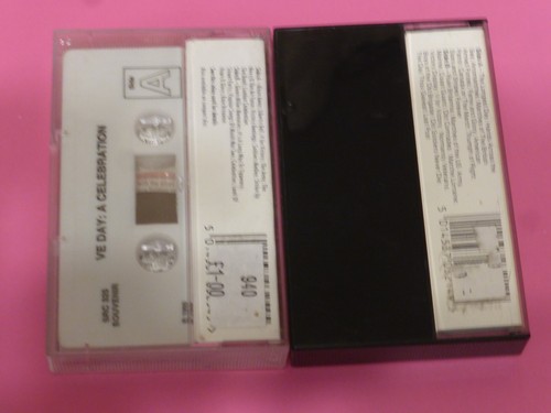 2x cassette tapes ww2. d-day and ve day, wartime music - Picture 2 of 3