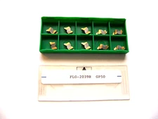New 10 Pcs - FLG 2039R Grade GP50 Coated Top Notch Grooving Inserts Tool Flo