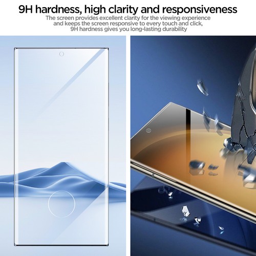 Protector de pantalla de vidrio templado ultra completo para Samsung Galaxy S23+/S23 paquete de 1/2 - Imagen 7 de 16