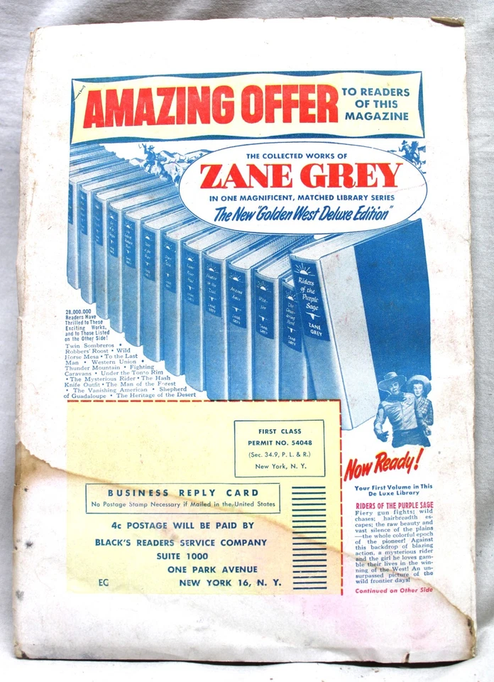 SHORTS STORIES MAGAZINE JULY 1951 VINTAGE ADVENTURE PULP FICTION STORIES - Image 3 of 4