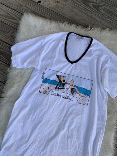 Emerson Street Nightshirt I’m In A Meeting Beach V
