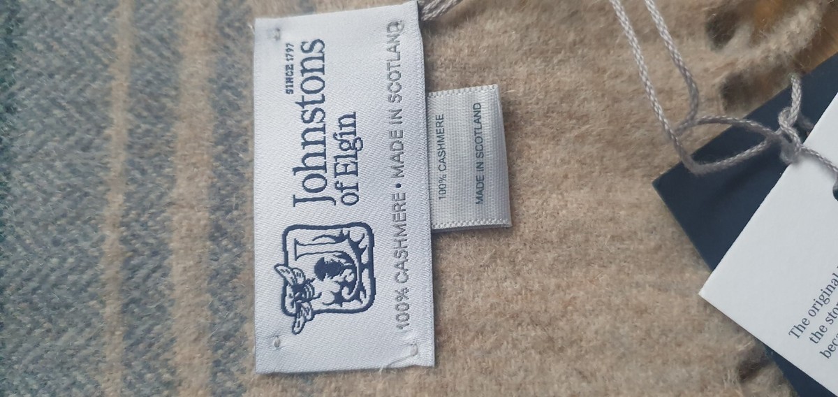 Johnstons of Elgin 190cm×70cm Johnstons Of Elgin 100% Cashmere Stole 190 X 70cm | eBay UK
