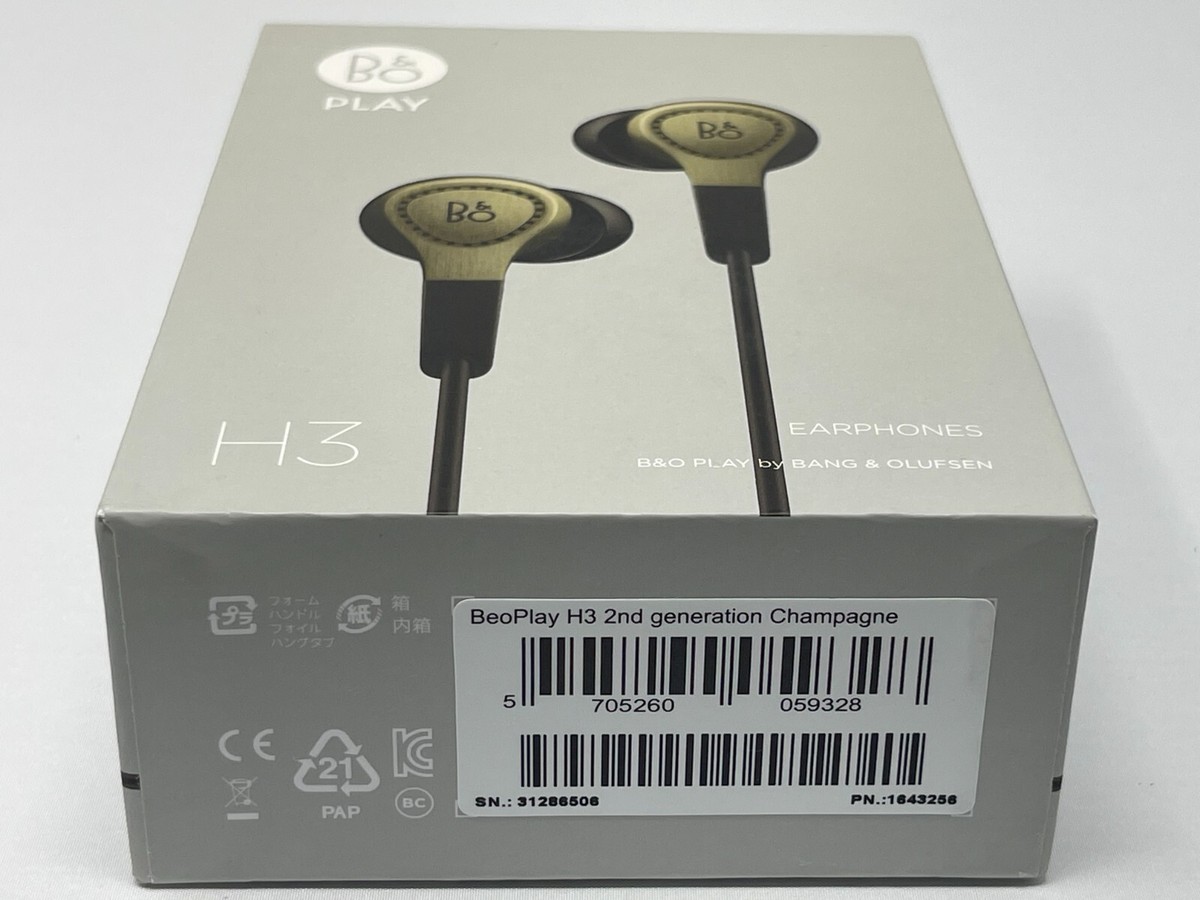 Bang & Olufsen Beoplay H3 Premium Earphones 2nd Gen inEar