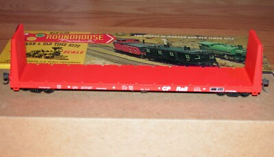 HO ROUNDHOUSE 1303 60' BULKHEAD FLAT CAR CANADIAN PACIFIC CP CPI 317187 ...