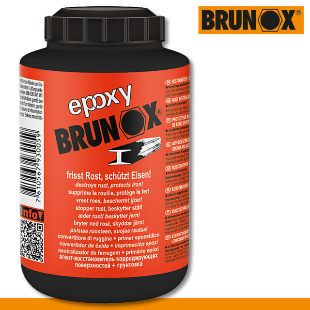 Brunox 250ml Epoxy Anti-rouille Couche Primaire Fer Grille de Soins Lutte Contre