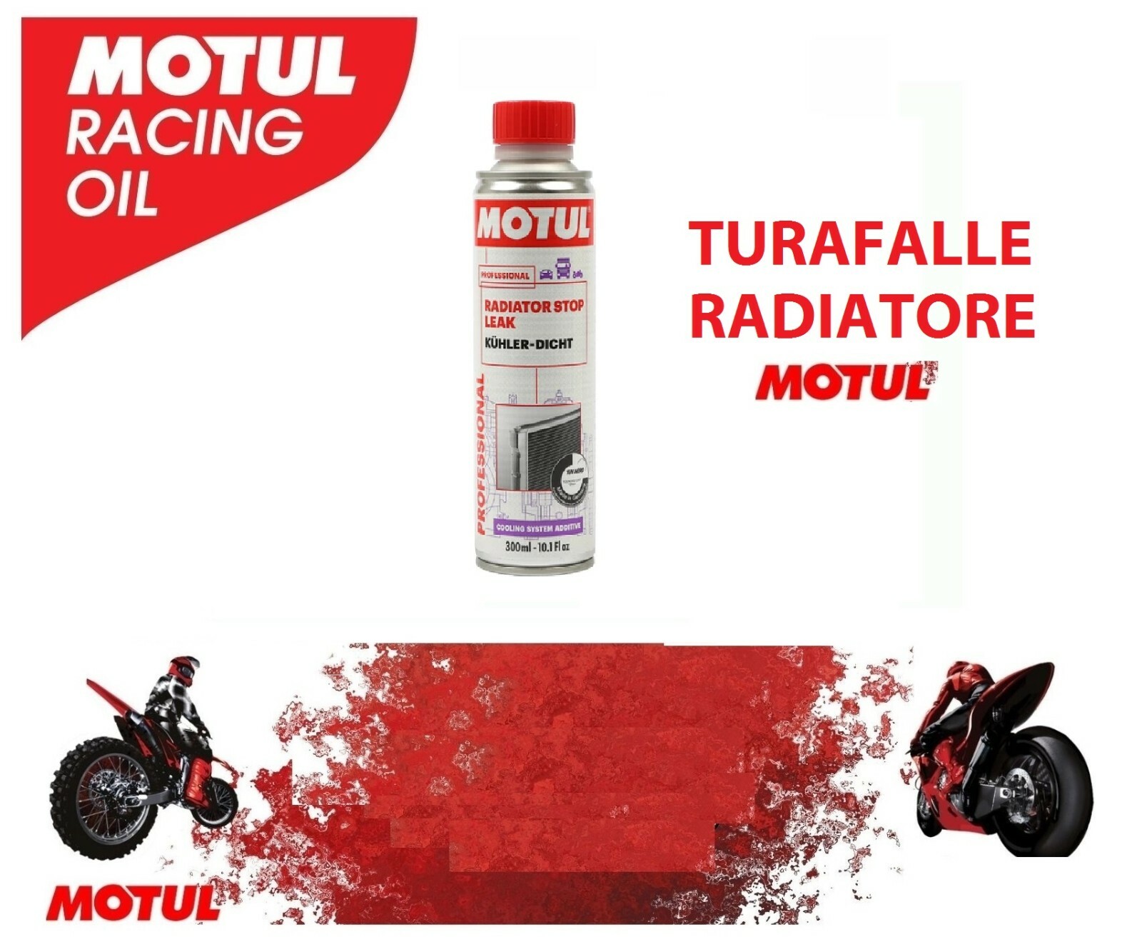 TURAFALLE RADIATORE MOTUL  COOLING SYSTEM STOP LEAK NO BARDAHL NO  AREXONS LIQUI