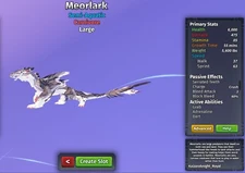 Meorlark Species | Creatures of Sonaria | Roblox