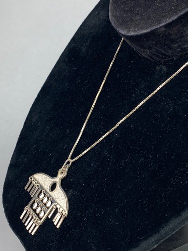 OSWALDO TALLER GUAYASAMIN 900 Silver Condor Designer Pendant Necklace 19.8g RARE - Picture 11 of 15