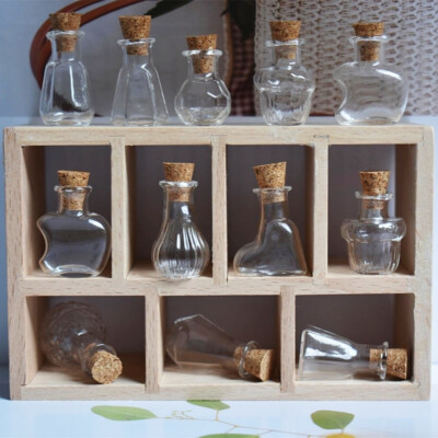 4PC 1/12 Scale Dollhouse Miniatures Mini Kitchen Glass Bottles Candy Jar Decor
