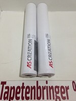 Vliestapete As 2 X 37269-1 (2Rollen) Uni Struktur Fein Cremeweiß Restposten