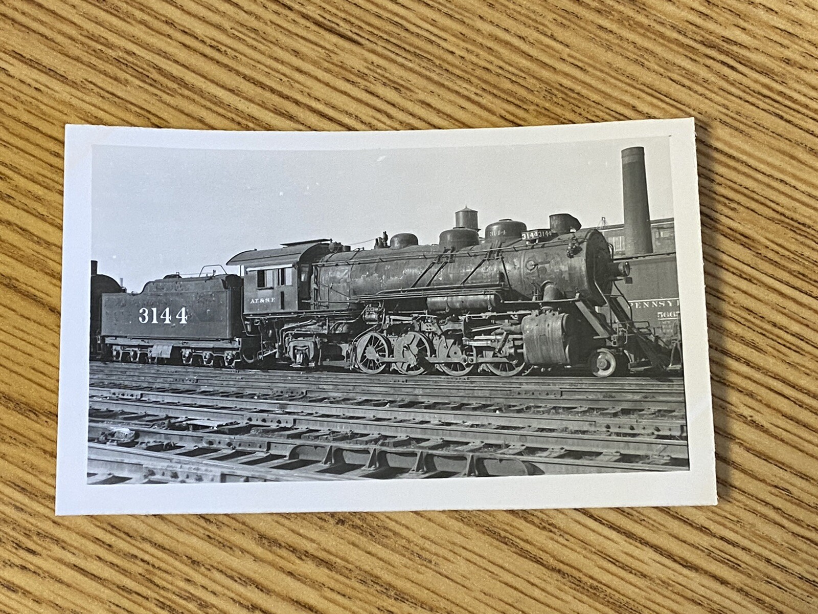 Santa Fe Railway Steam Engine Locomotive 3144 Vintage Photos ATSF | eBay