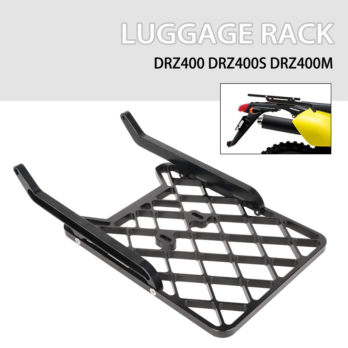 Rear Shelf Luggage Rack Aluminum For DRZ400 DRZ400S DRZ400M Dirt