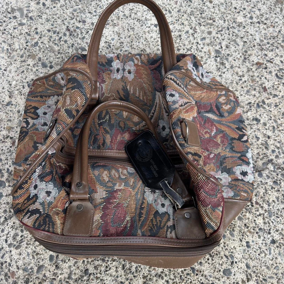 Bolsa de lona floral Givechy vintage años 90 Foto 2 de 4