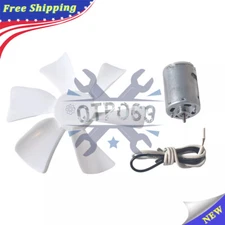 6" RV Vent Motor Bath Exhaust Fan Blade 12V Home Bathroom Mobile Home RV Motor