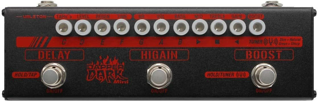 VALETON Dapper Dark ギターエフェクター VALETON DAPPER DARK MINI Effector High Gain Amp Modular/Effects