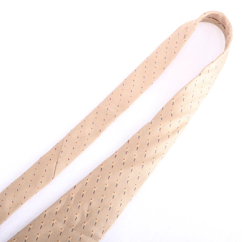 Nautica Necktie Tan Flowers Tie - Image 4 of 4