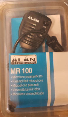 ALAN MR-100 Mikrofon mit U/D  5Pol. DIN Stecker CB Funk