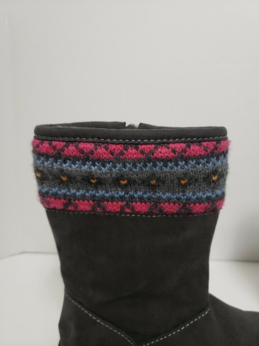Maggie And Zoe Girls Boots Size 9 Knit Look Colorful Winter Snow - Picture 3 of 8