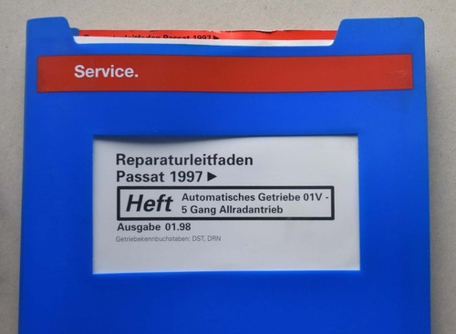 VW Passat 3B (B5), Automatisches Getriebe 01V Allradantrieb, Reparaturleitfaden