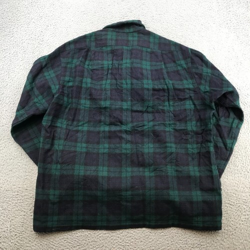 Vintage Pendleton Wool Jacket Adult XL Green Plaid Button Down Lined 59257 - Picture 5 of 8