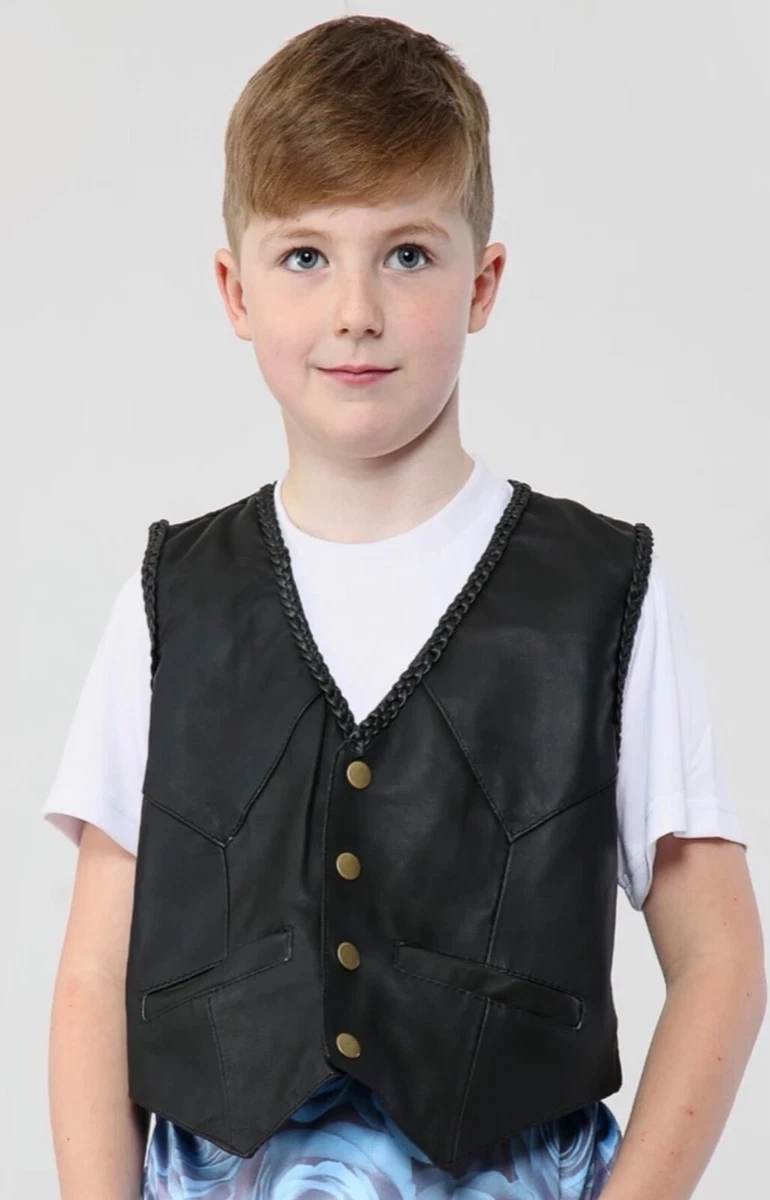 Girls store motorcycle vest