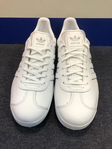 Premium ADIDAS GAZELLE SCARPE DA GINNASTICA Casual Wh. Scarpe uomo pelle IE3597 EU46 UK 11 - Foto 6 di 13