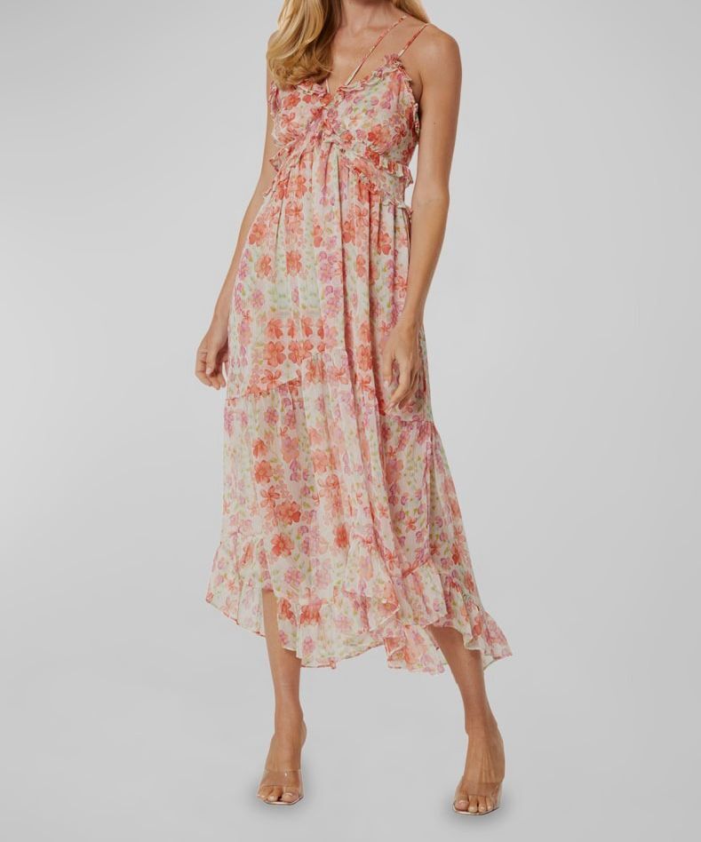 khaite sloan draped jersey dress Lanetta jersey-knit draped maxi dress
