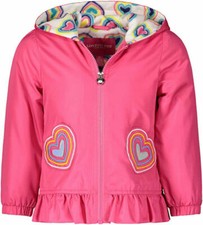 London Fog Infant Girls Fuchsia Fleece Lined Jacket Size 12M 18M 24M