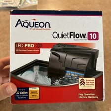 Aqueon QuiteFlow 10 LED Pro Aquarium Filtration up to 20 Gallon Tank