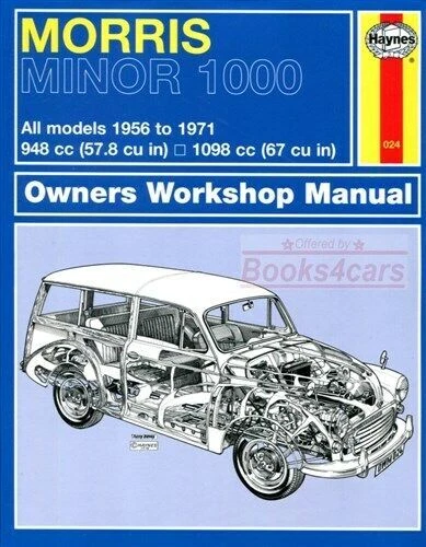 Revistas, manuales y catálogos de motor Morris