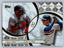 2024 topps dynamic duals baseball royce lewis / joe mauer #48