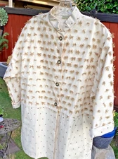 Engayla's Designs Wearable Art One of a kind? Button down shirt