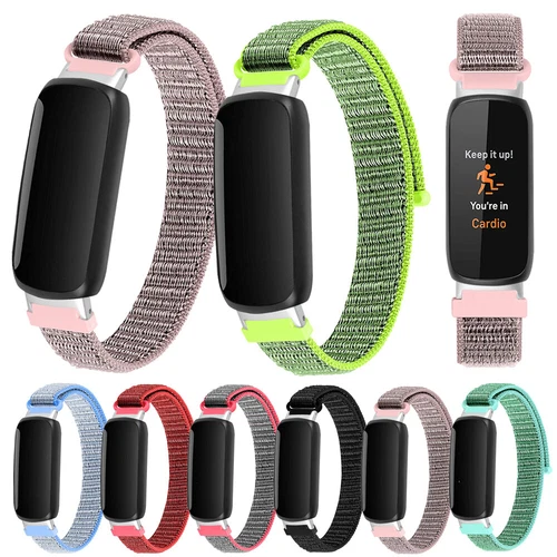 For Fitbit Inspire 3 Nylon Loop Watch Band Wrist Strap Replacement Bracelet Belt