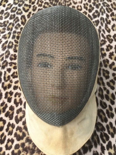 FRANZÖSISCHE SOUZY 1930er FECHTMASKE / GESICHTSSCHUTZHELM~DRAHTGEFLECHT~MADE IN PARIS~SELTEN - Bild 2 von 11