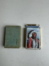 Rare Vintage Congress 606 L-2604 Playing Cards Native Indian Chief Deck