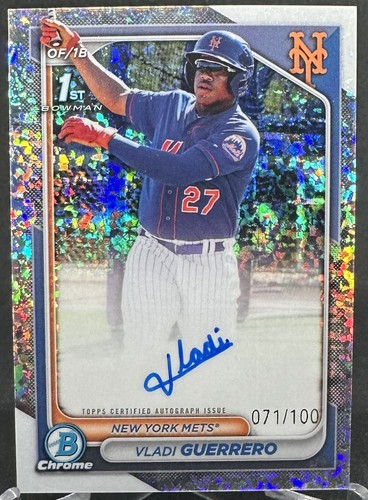Vladi Guerrero 2024 Bowman Chrome 1st Bowman Mini-Diamond Auto /100 #CPA-VG