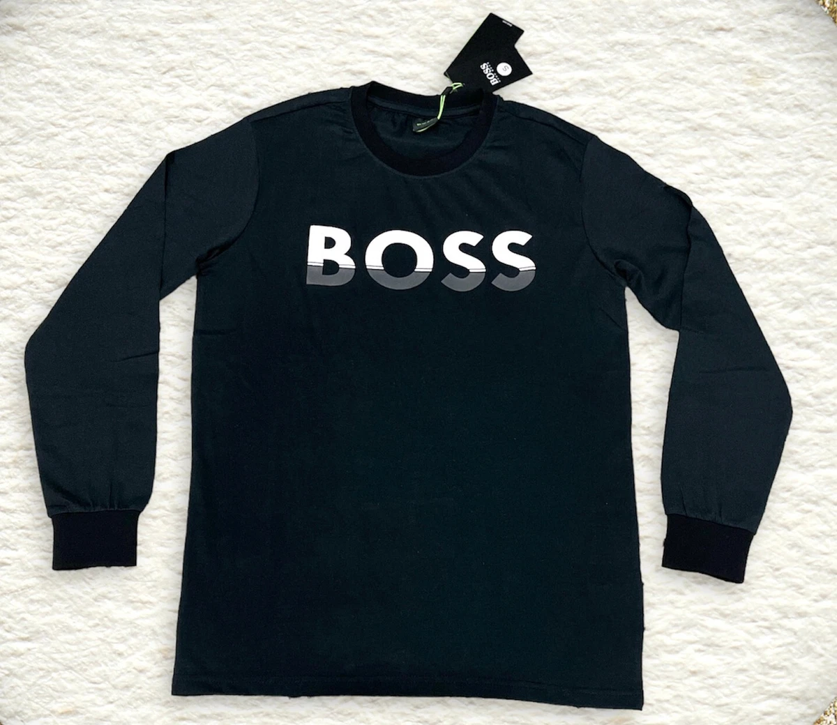 Hugo boss black long online sleeve t shirt