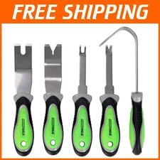 5-Piece Automotive Trim and Door Panel Removal Tool Set with Textured Grips