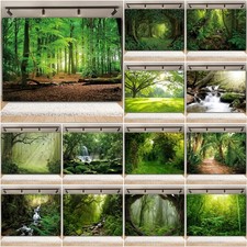 Large Forest Creek Scenery Photography Background Vinyl Backdrop Photo Studio 3D