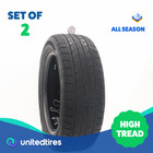 Set of (2) Used 245/55R19 Milestar MS932 Sport 103V - 8/32