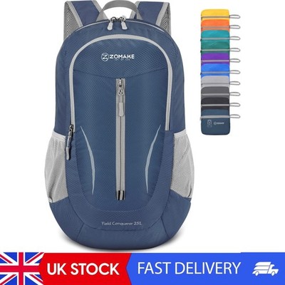 Leichter faltbarer Rucksack, Packbarer Rucksack 25L faltbarer kleiner Rucksack