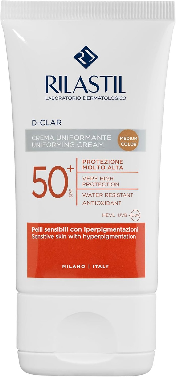 Rilastil D-Clar Crema Viso Colorata: Protezione e Trattamento Macchie